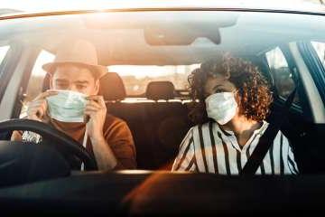 couple in car